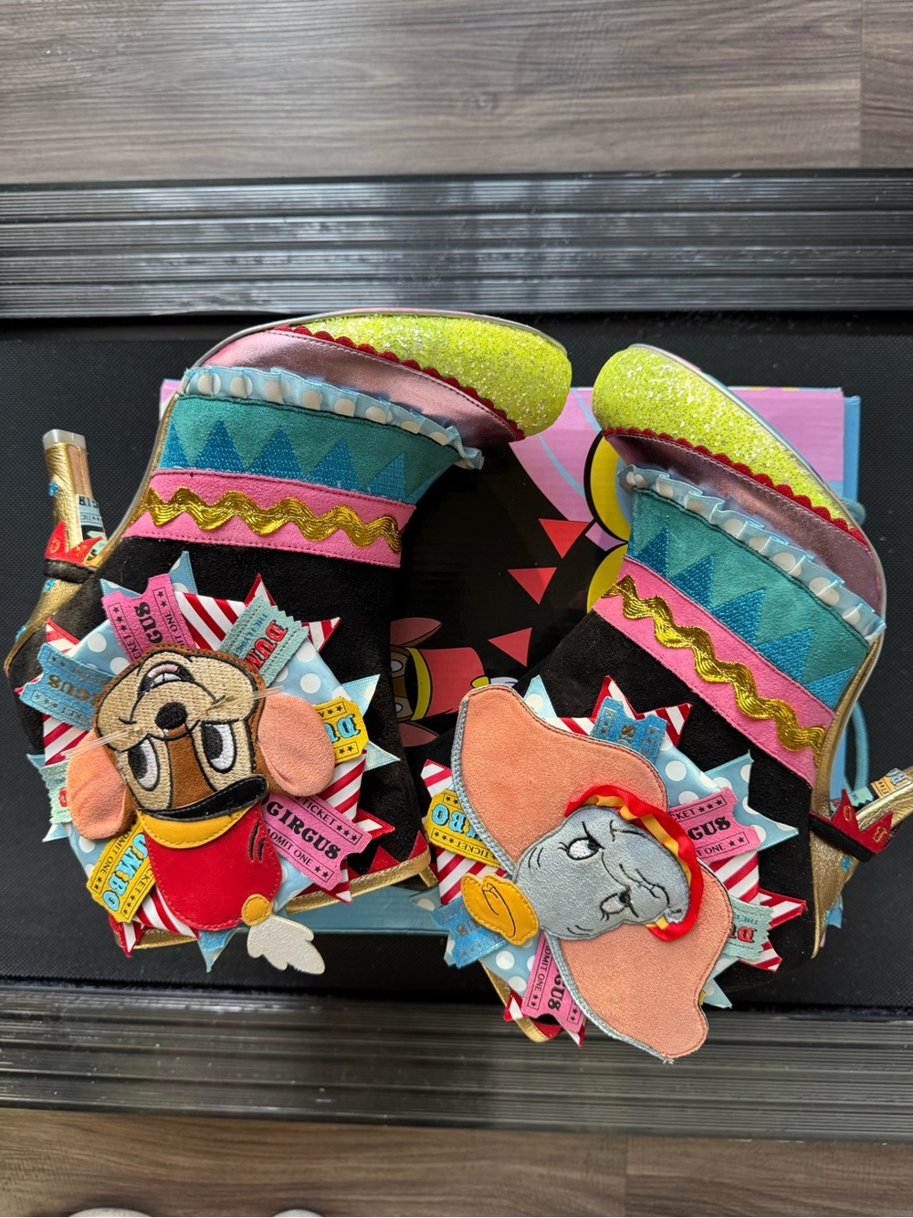 *RARE* Irregular Choice Dumbo  Statement Ankle Booties UK42
